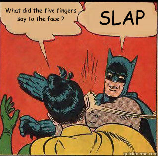 If it's going to be a glove slap, no gauntlets